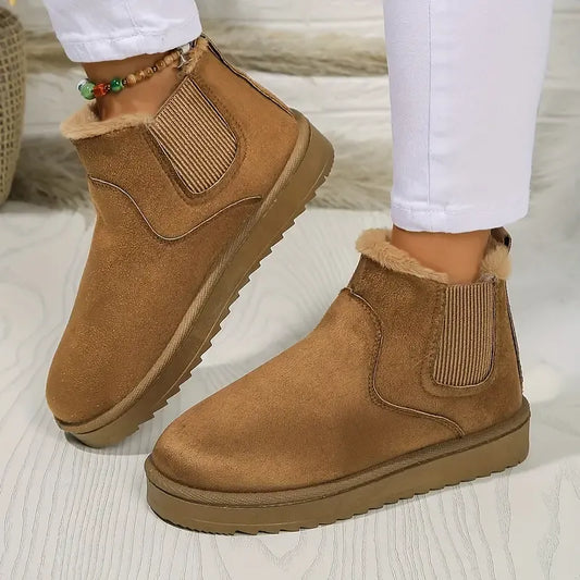 MODEGEIST Damen Ankle-Boots Unifarben Vielseitiges Design