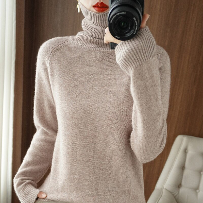 Fudus Slim Fit Langarmshirt mit Stehkragen