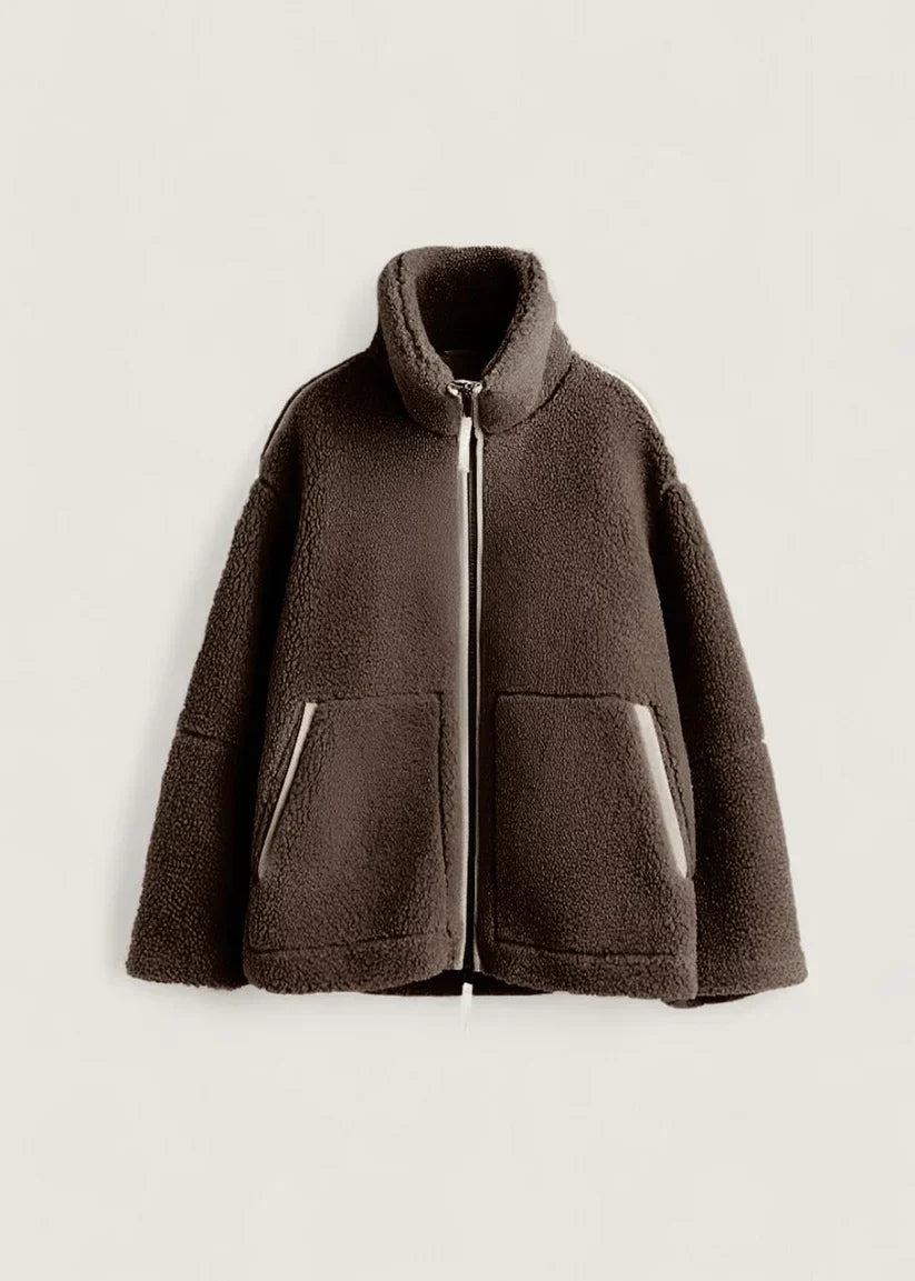 ModeGeist | Fleecejacke Creme