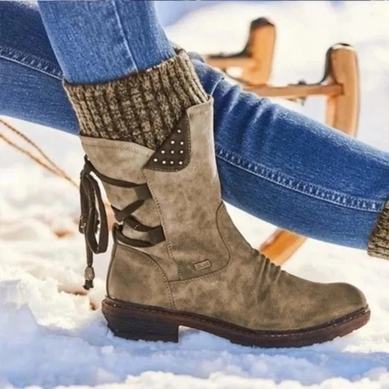ModeGeist | Modische Winterstiefeletten Zum Schnüren