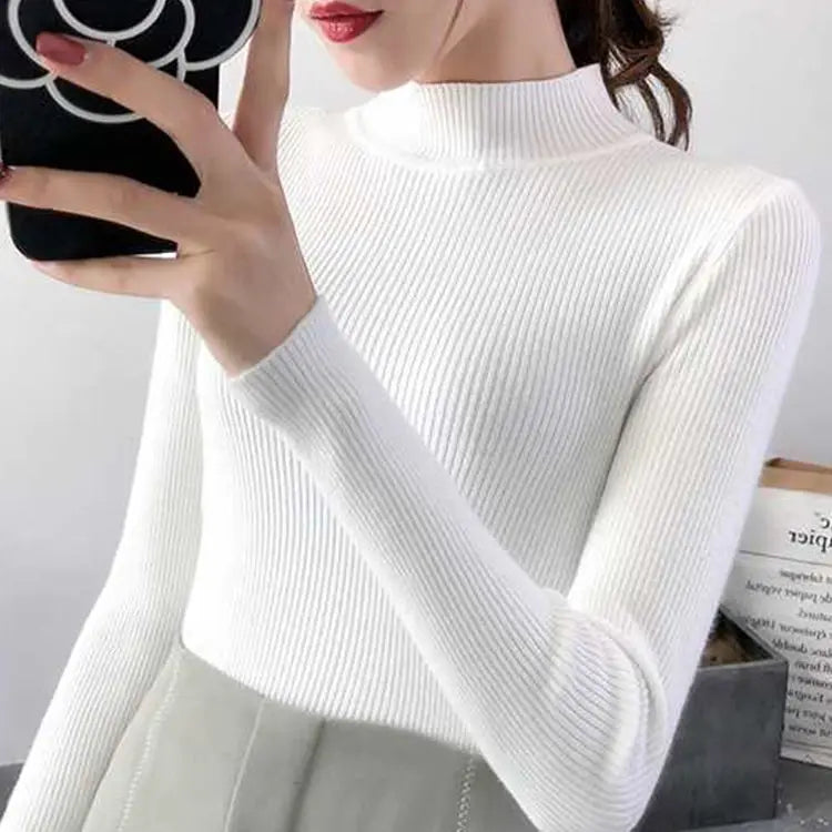 ModeGeist | gerippter Wollpullover für Damen