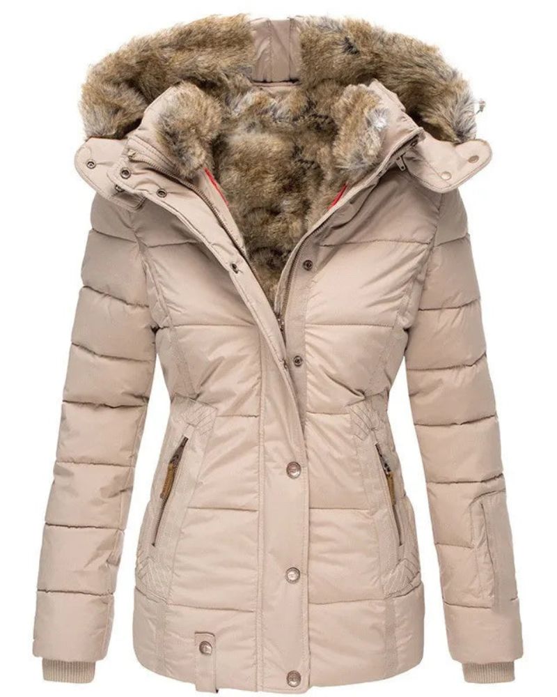 ModeGeist | Warmer Wintermantel mit Fellfutter