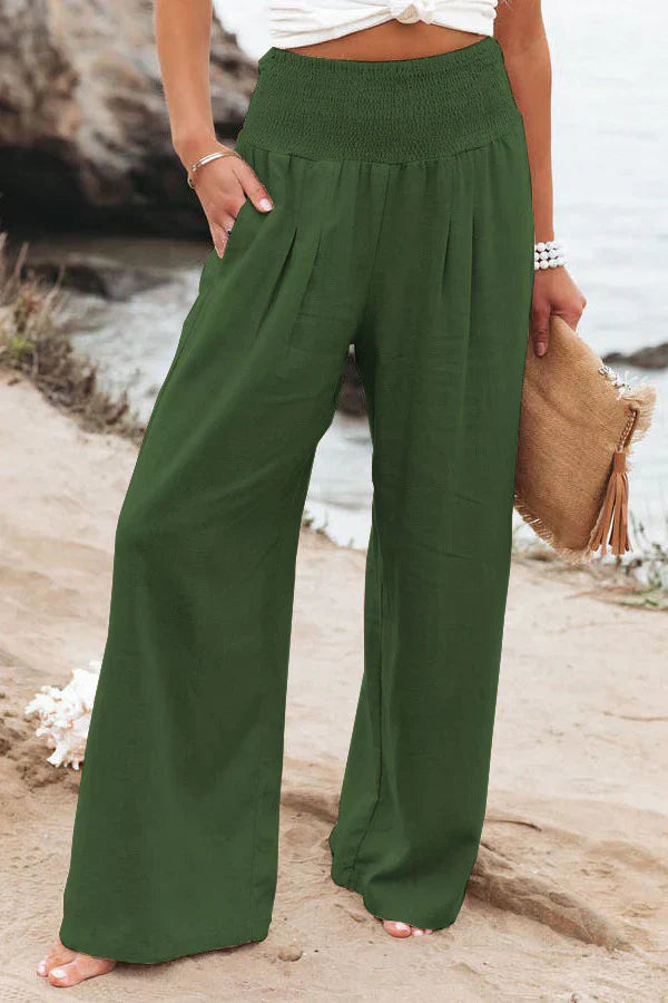 Baumwoll-Leinenhose Alexandra