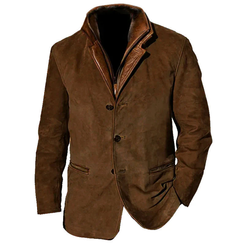 ModeGeist | Vintage Wildlederjacke für Herren