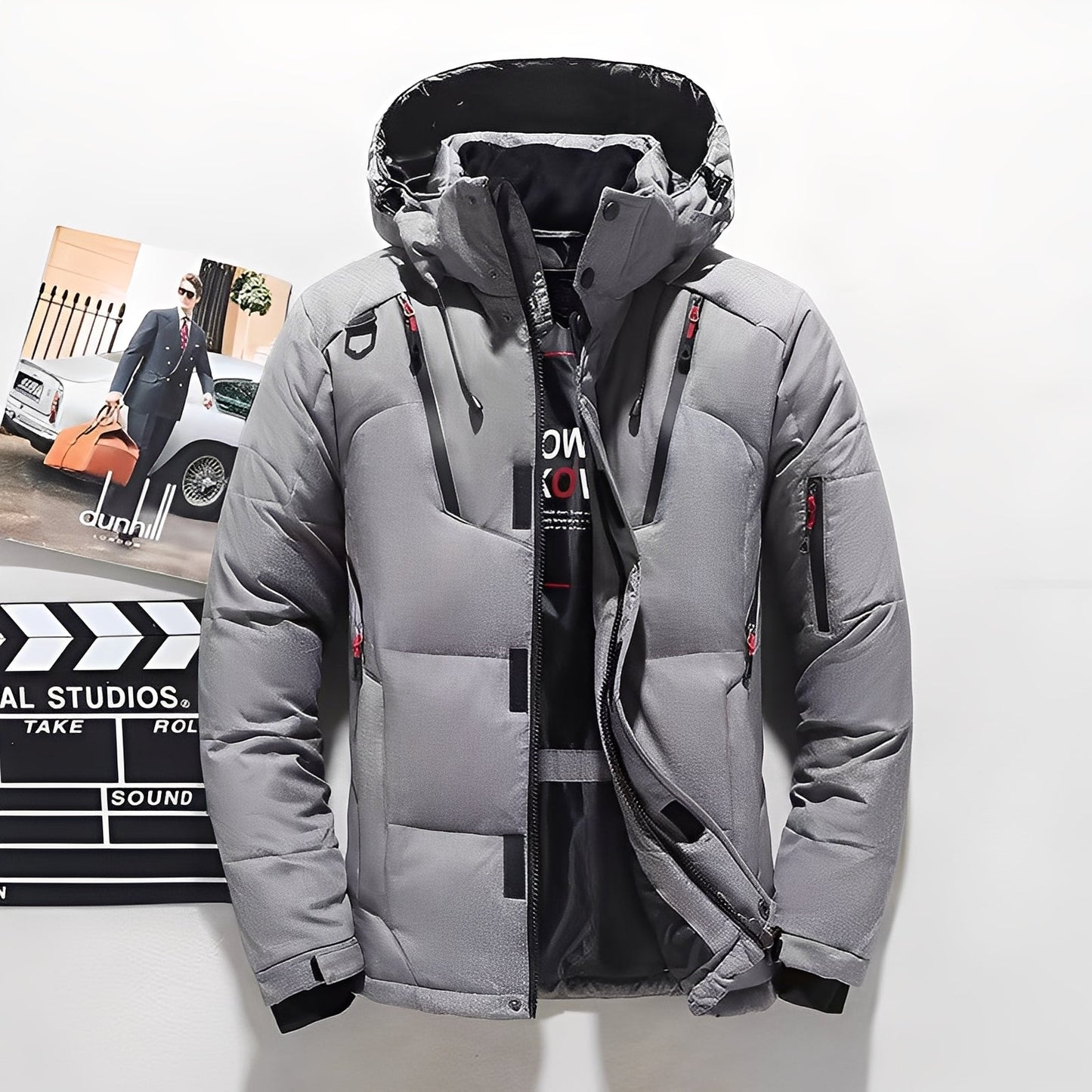 ModeGeist | Moderne, Dicke Winterjacke für Männer