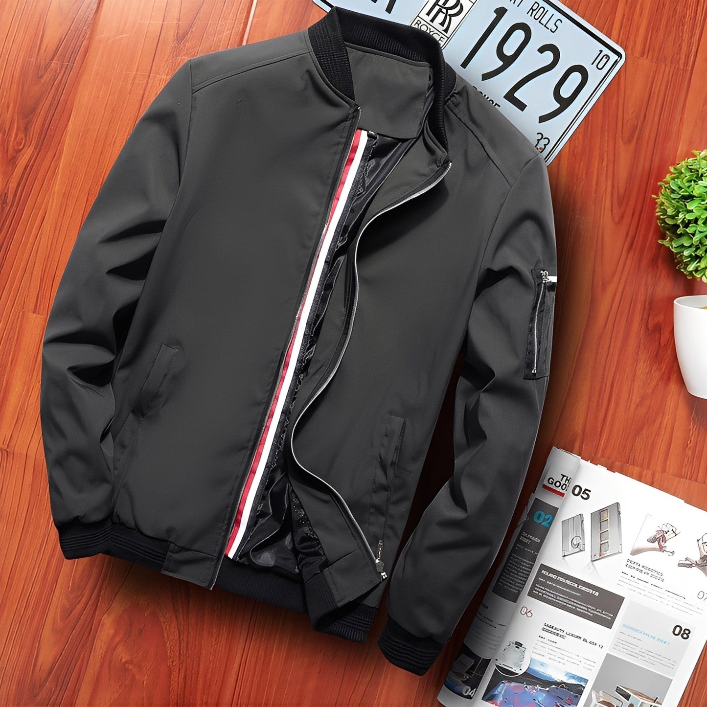 ModeGeist | Stilvolle Bomberjacke für Herren