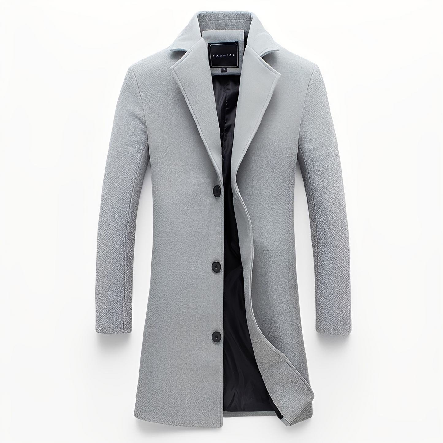 ModeGeist | Eleganter formeller Wollmantel für Männer