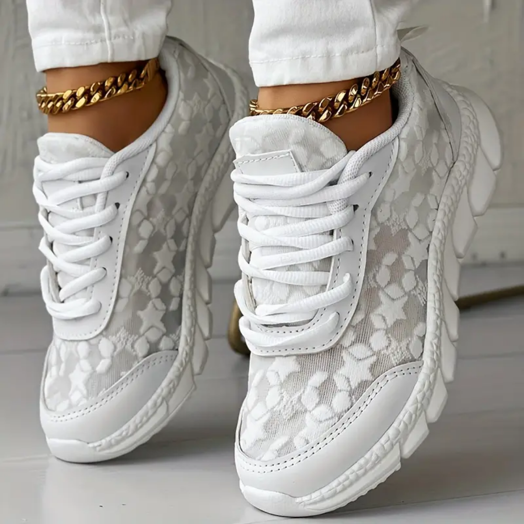 Alora: Elegante Schleife Sneakers