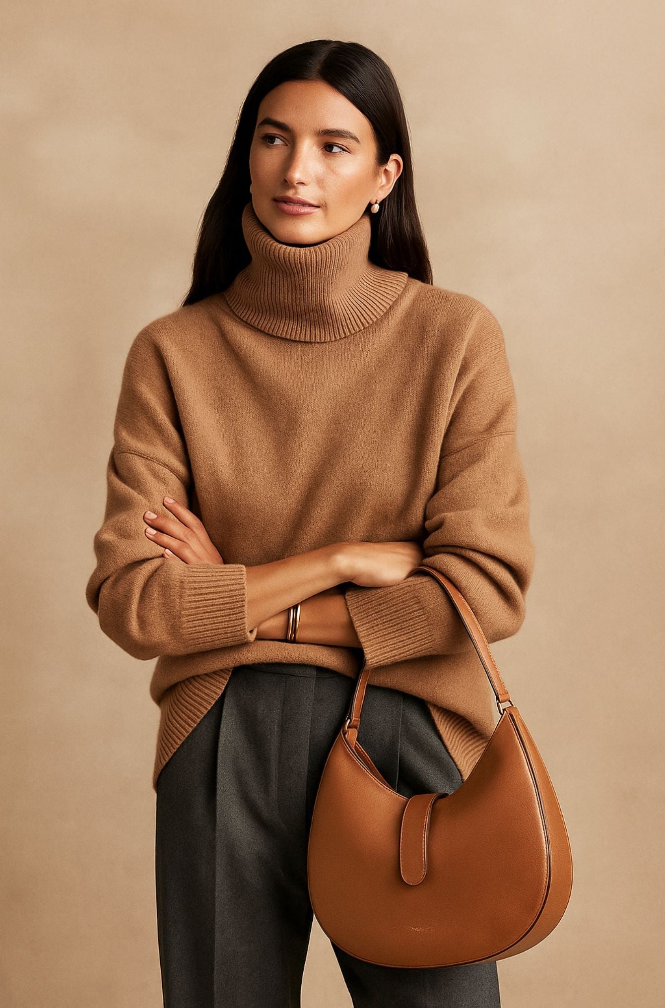 MODEGEIST Damen Pullover Leicht Weicher Strick Klassisch