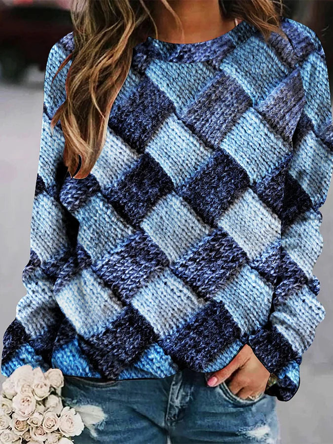 Leila Sweatshirt mit buntem Druck