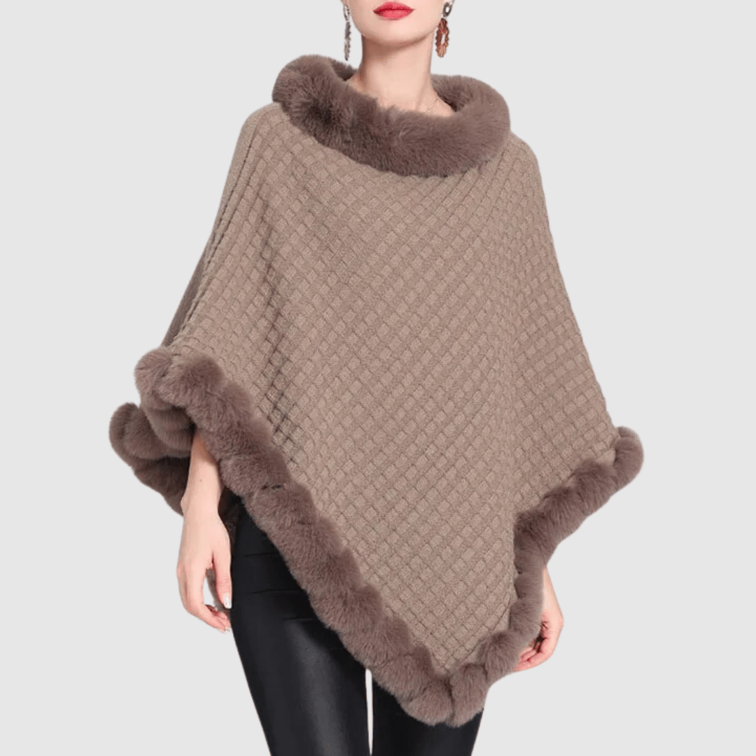 ModeGeist | Weich Gewebter Poncho