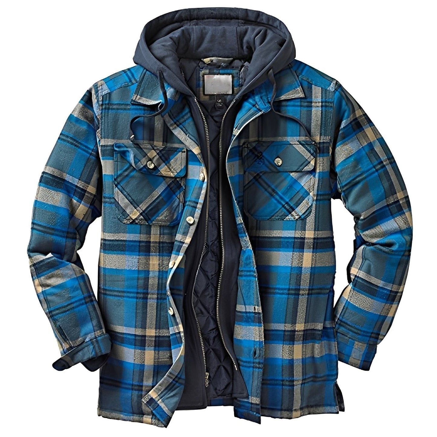 ModeGeist | Casual Flanelljacke mit Karomuster für Männer