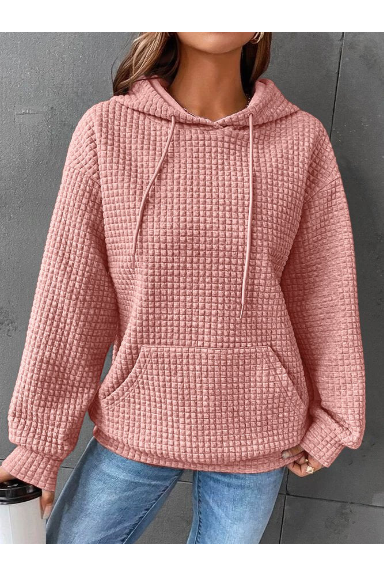 ModeGeist | Pullover Warm für Frauen Kapuze