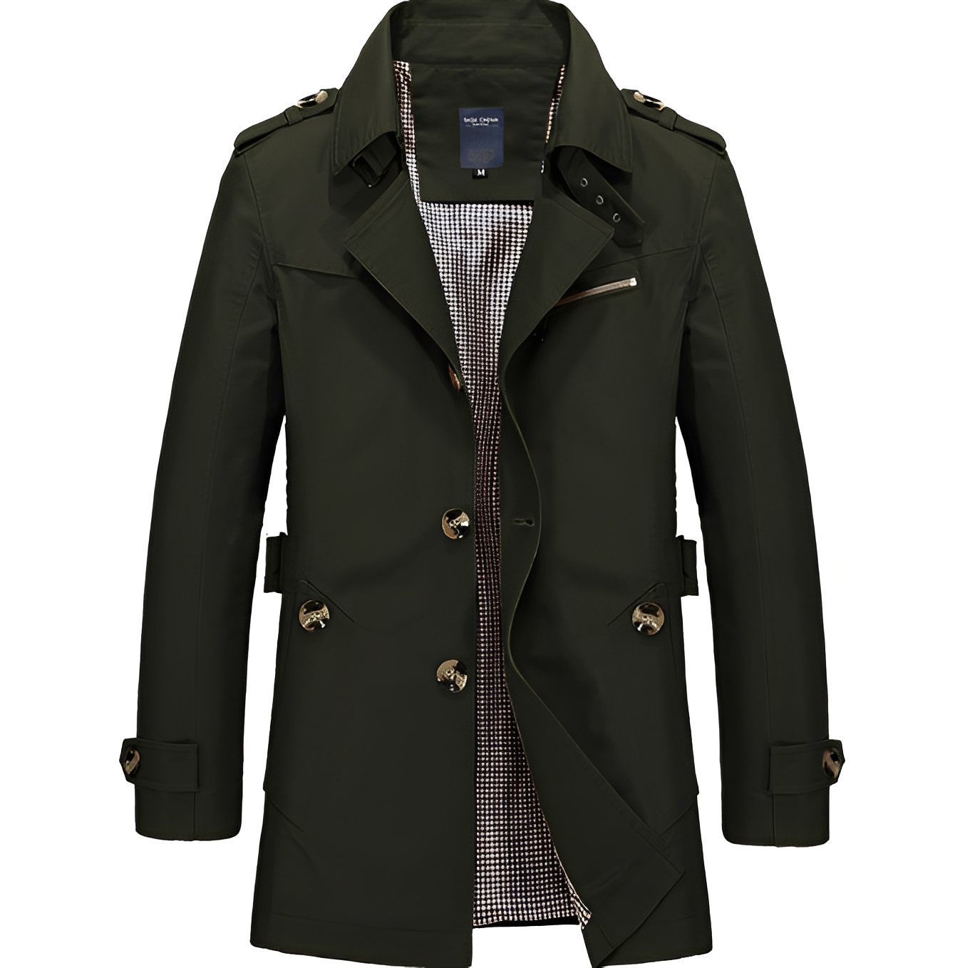 ModeGeist | Eleganter Windbreaker Trenchcoat für Männer