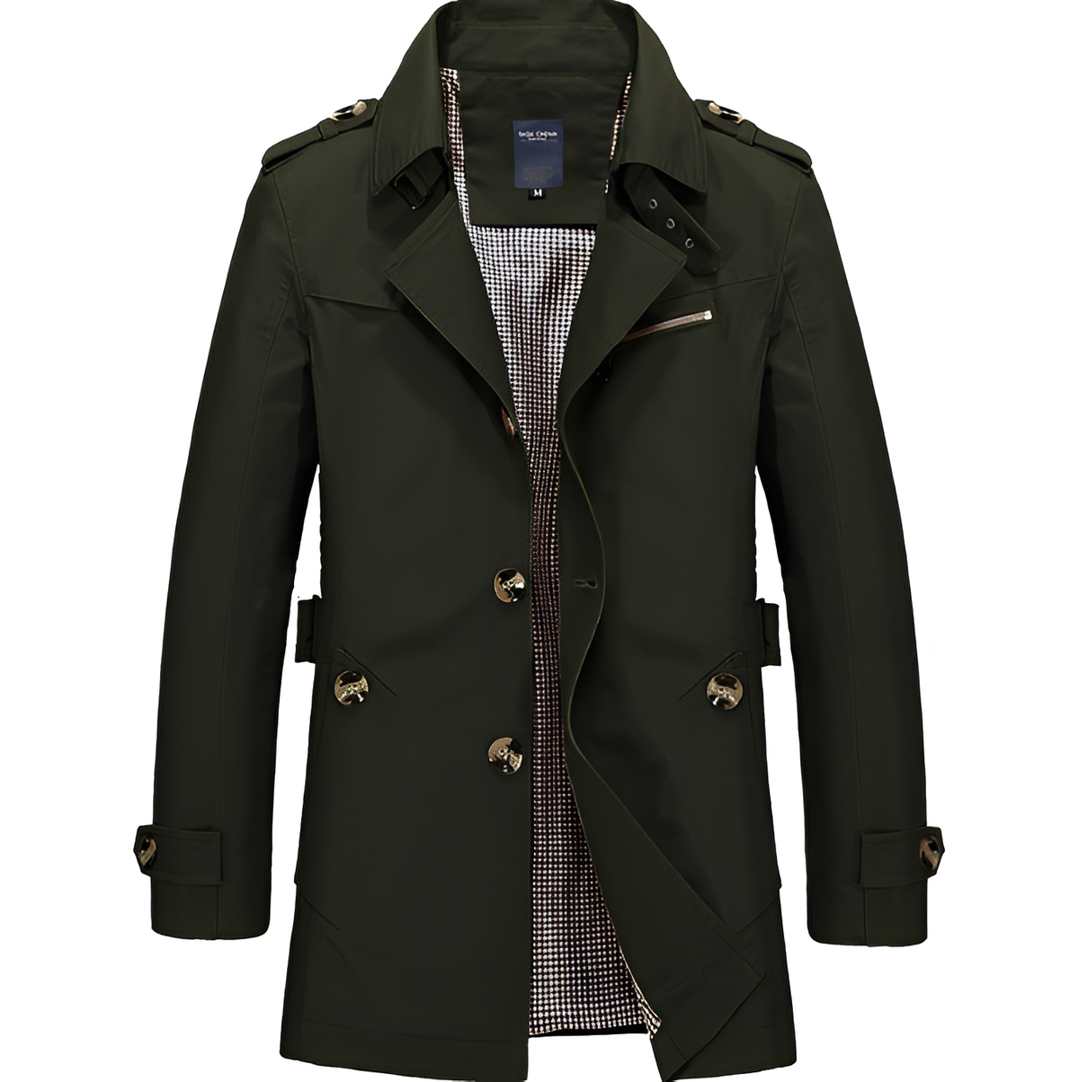 ModeGeist | Eleganter Windbreaker Trenchcoat für Männer