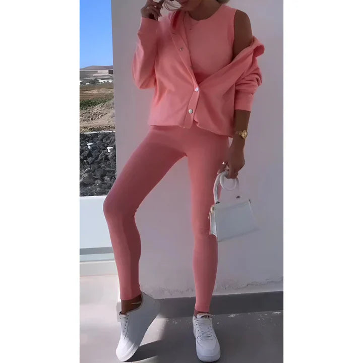 ModeGeist | Lounge Drei Teile für Frauen Bequem