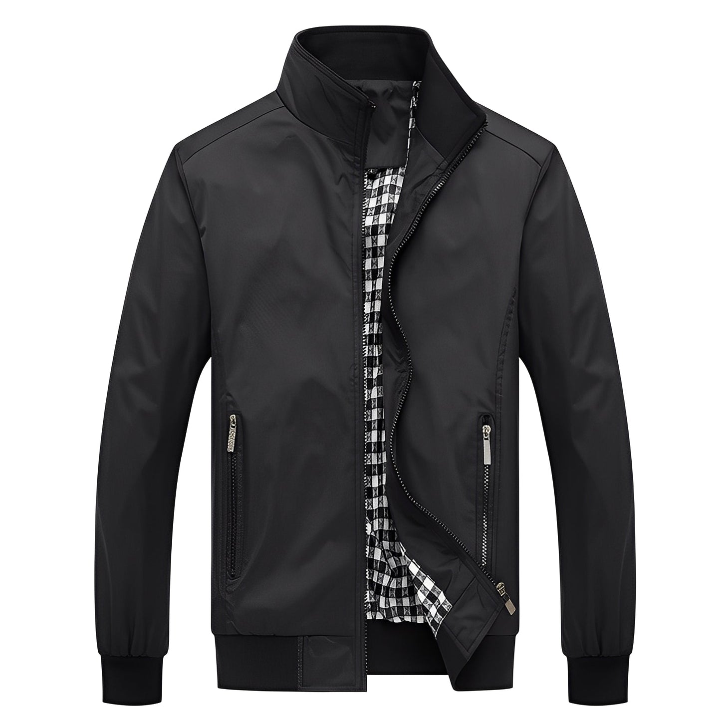 ModeGeist | Legere, formelle, winddichte Jacke für Männer