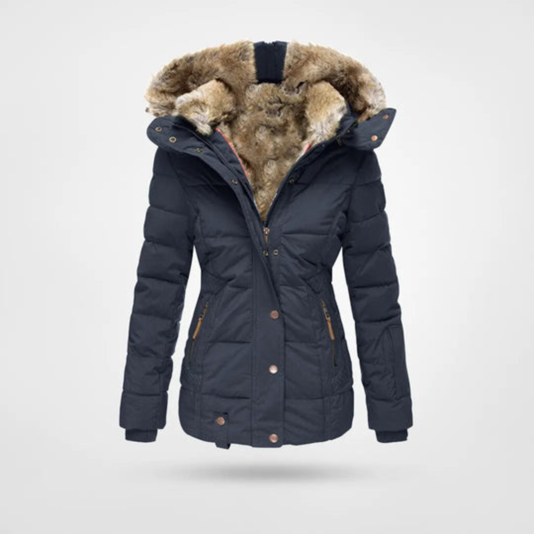 ModeGeist | Damen Winter Puffer Parka Jacke Warm