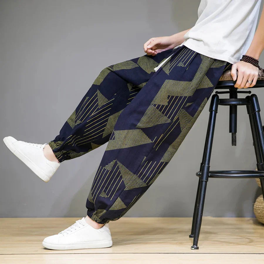 Weite Hose von KLEIN mit Muster
