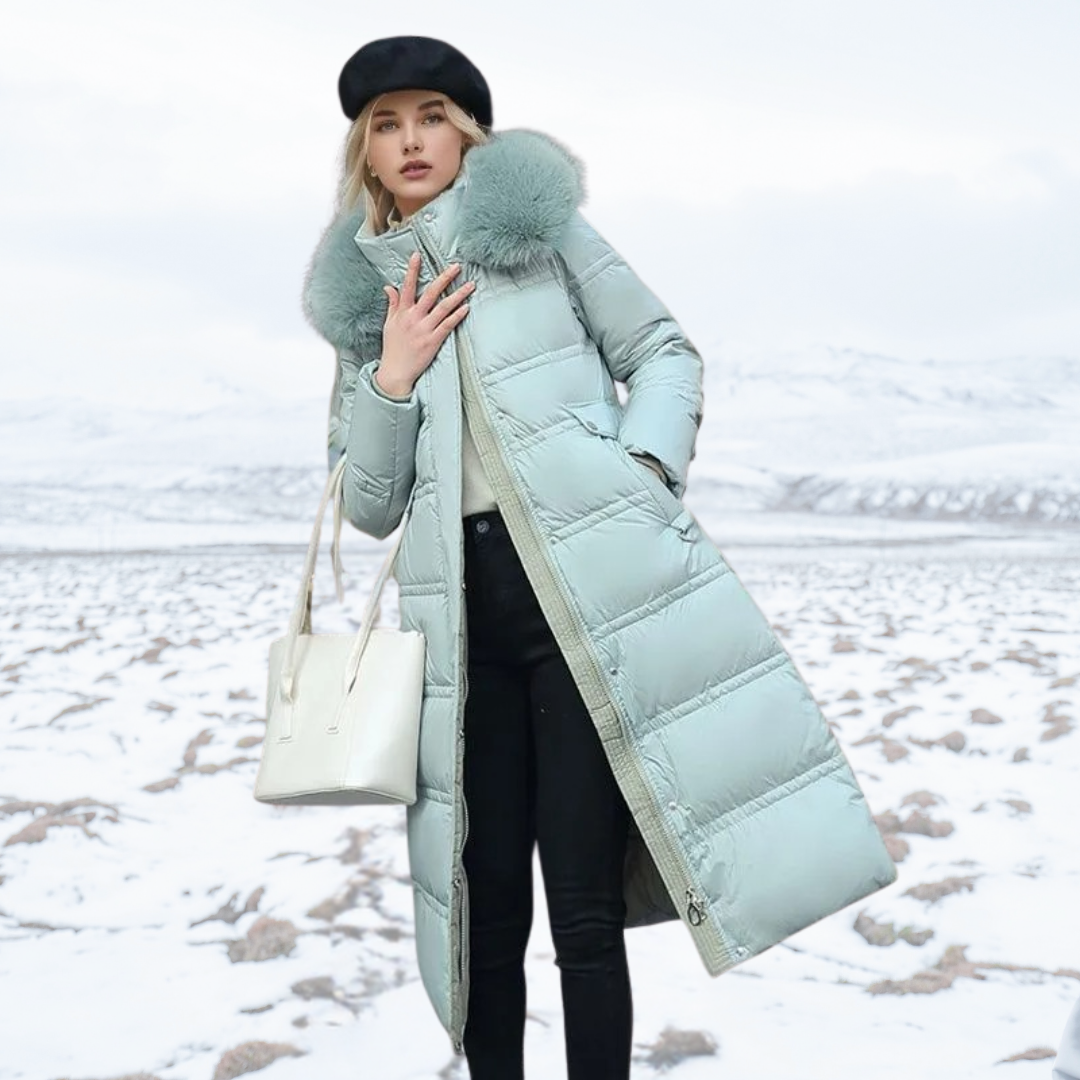 ModeGeist | Winter Lange für Frauen mit Tailliertem Schnitt und Langen Ärmeln Ideal für Die Kalte Jahreszeit