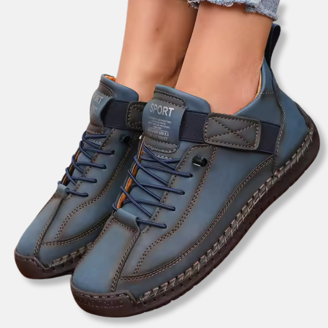 ModeGeist | Stiefel Bis Zur Mitte Der Waden – Schnürung – Wasserabweisend – Rutschfeste Sohle – Lässige Passform
