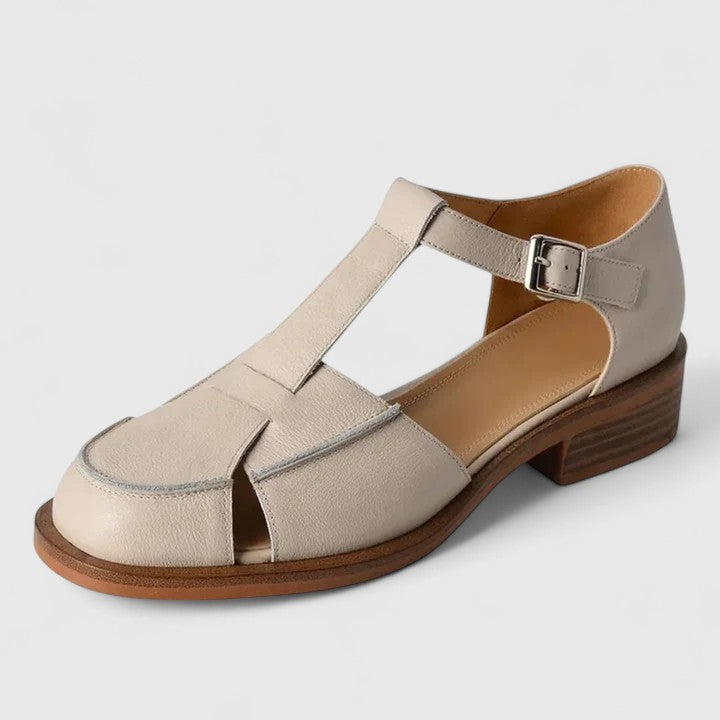 MODEGEIST Damen Mary-Jane Sandalen Verstellbarer Riemen Klassisch