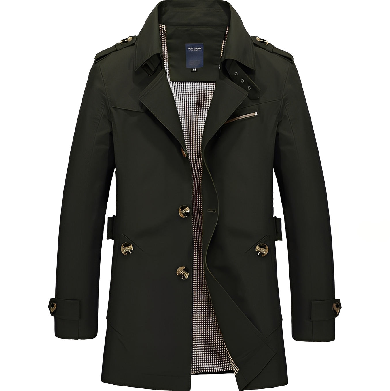 ModeGeist | Lässige Mid-Länge Windjacke für Männer