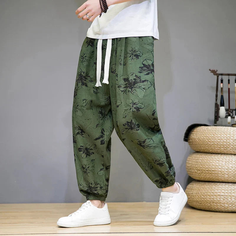 Weite Hose von KLEIN mit Muster