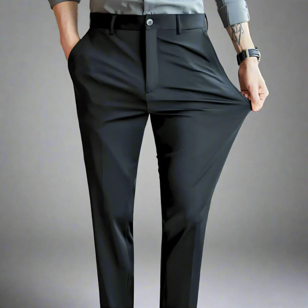 Herren-Slim-Fit-Hosen von Jerom mit elastischem Bund