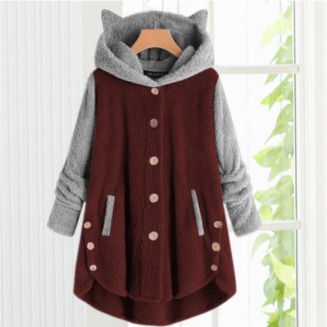 ModeGeist | Strickjacke mit Katzenohren