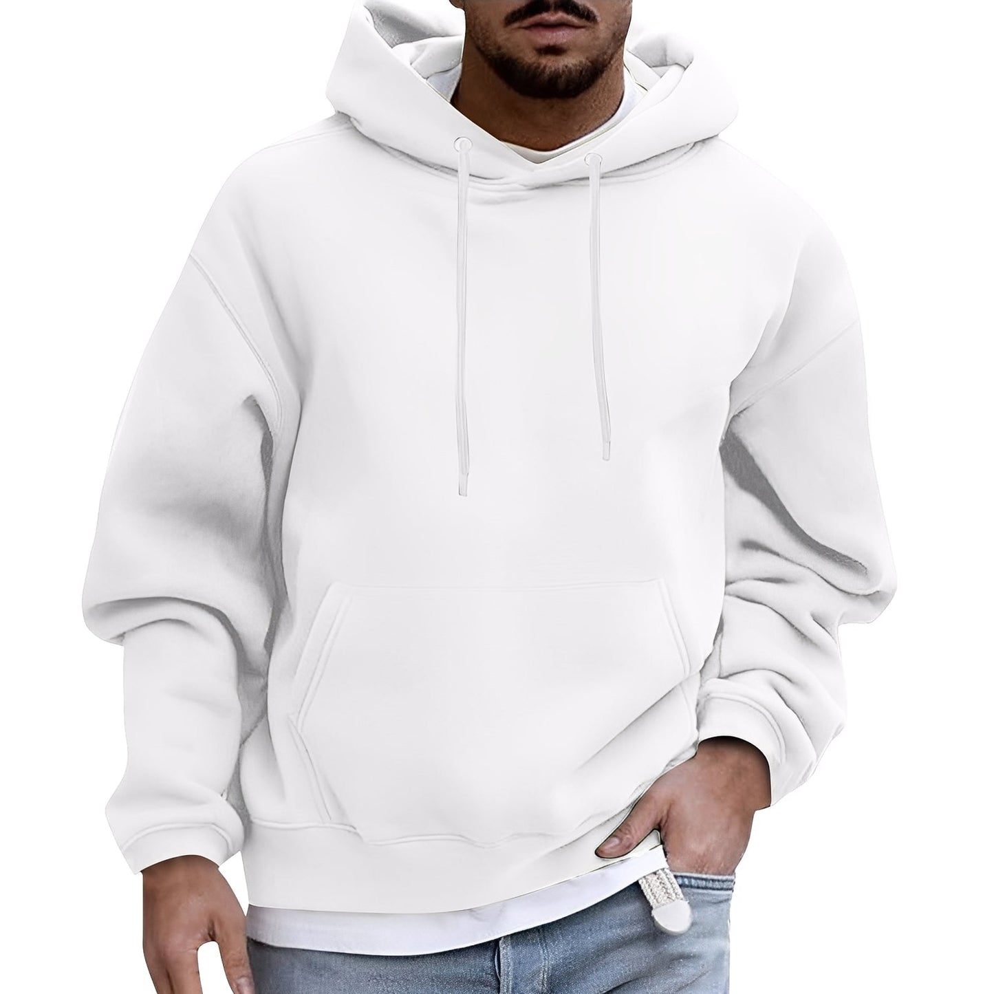 ModeGeist | Lässiger Hoodie mit Tasche für Männer