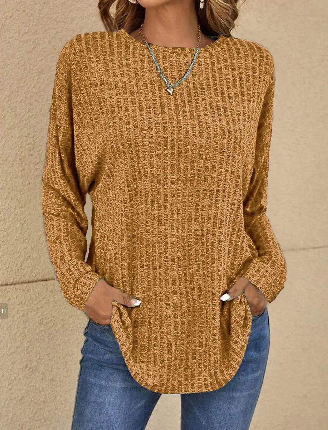 ModeGeist | Stylisches Gestricktes und Dehnbares Lässiges Top