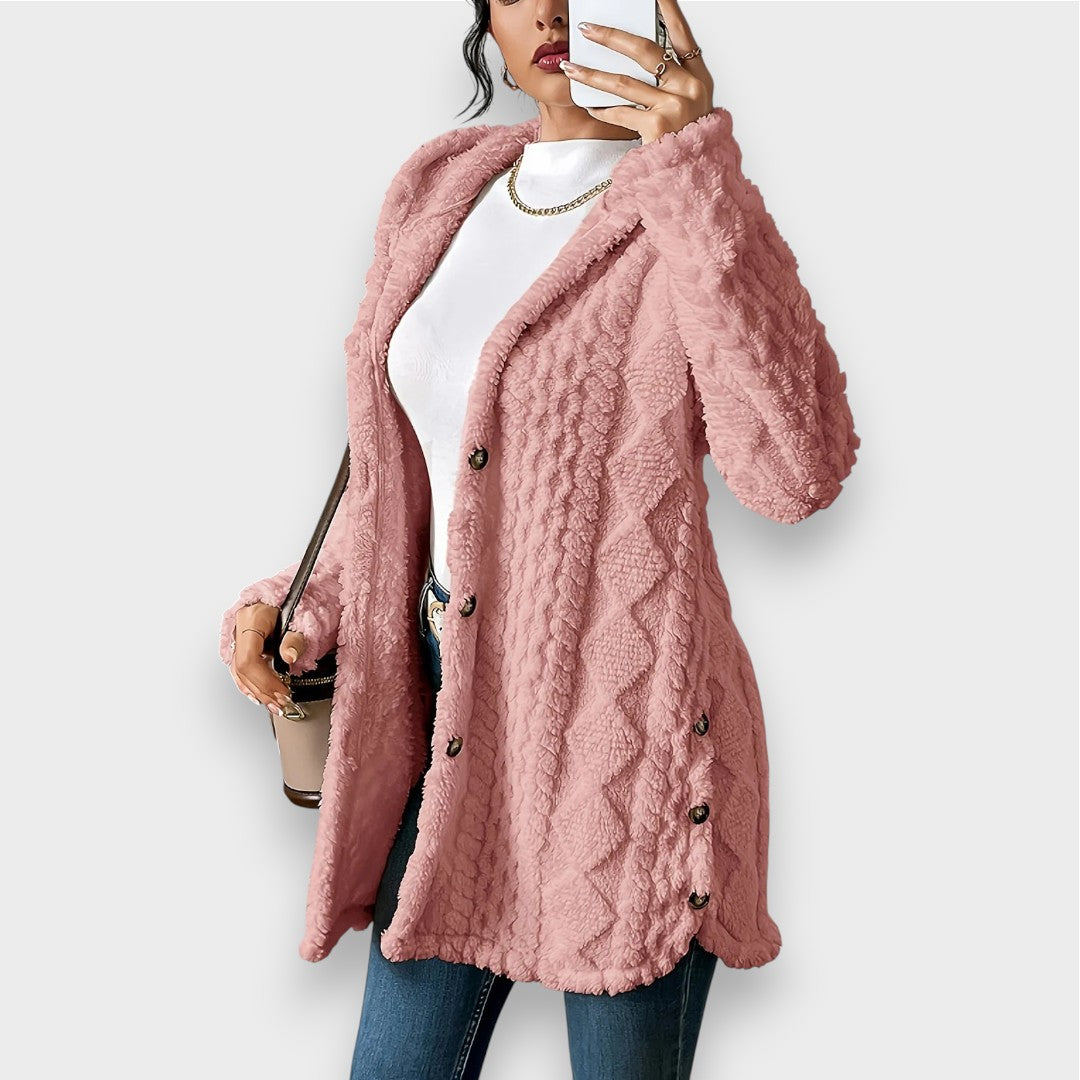 ModeGeist | Plüsch-Hoodie-Cardigan-Pullover