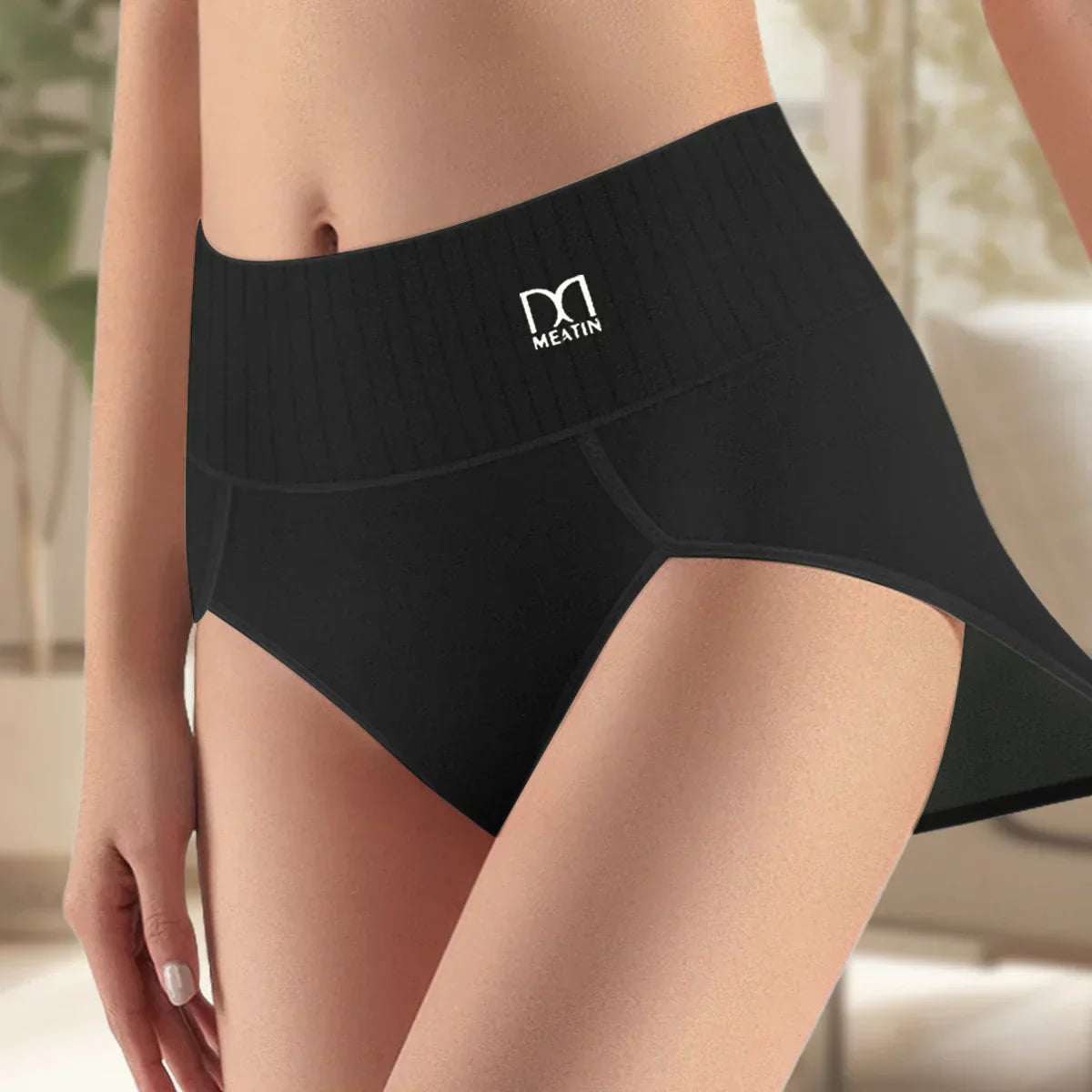 MODEGEIST Damen High-Waist Shapewear Slip Bauchkontrolle Formend