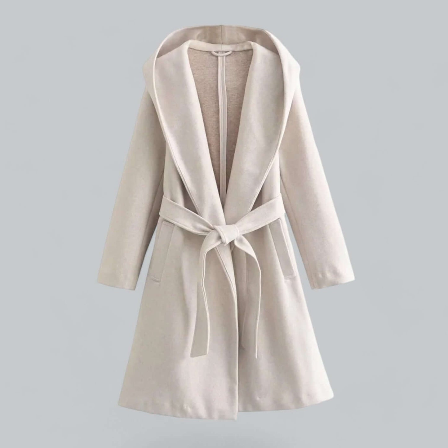 ModeGeist | Damen Kapuzen Lang Trenchcoat
