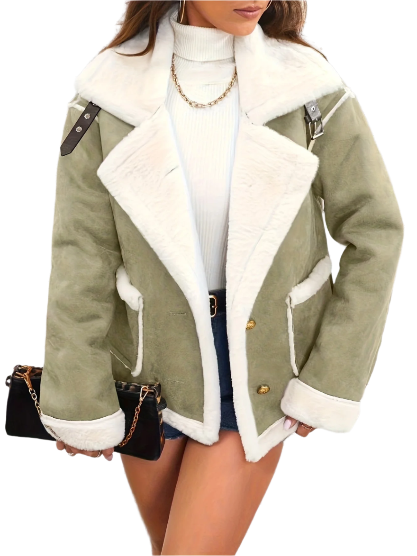 ModeGeist | Elegante Teddy Winterjacke für Damen