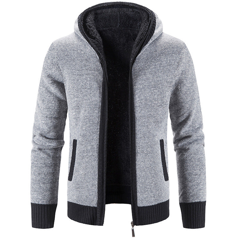 Fudus Grobstrick Kapuzenpullover