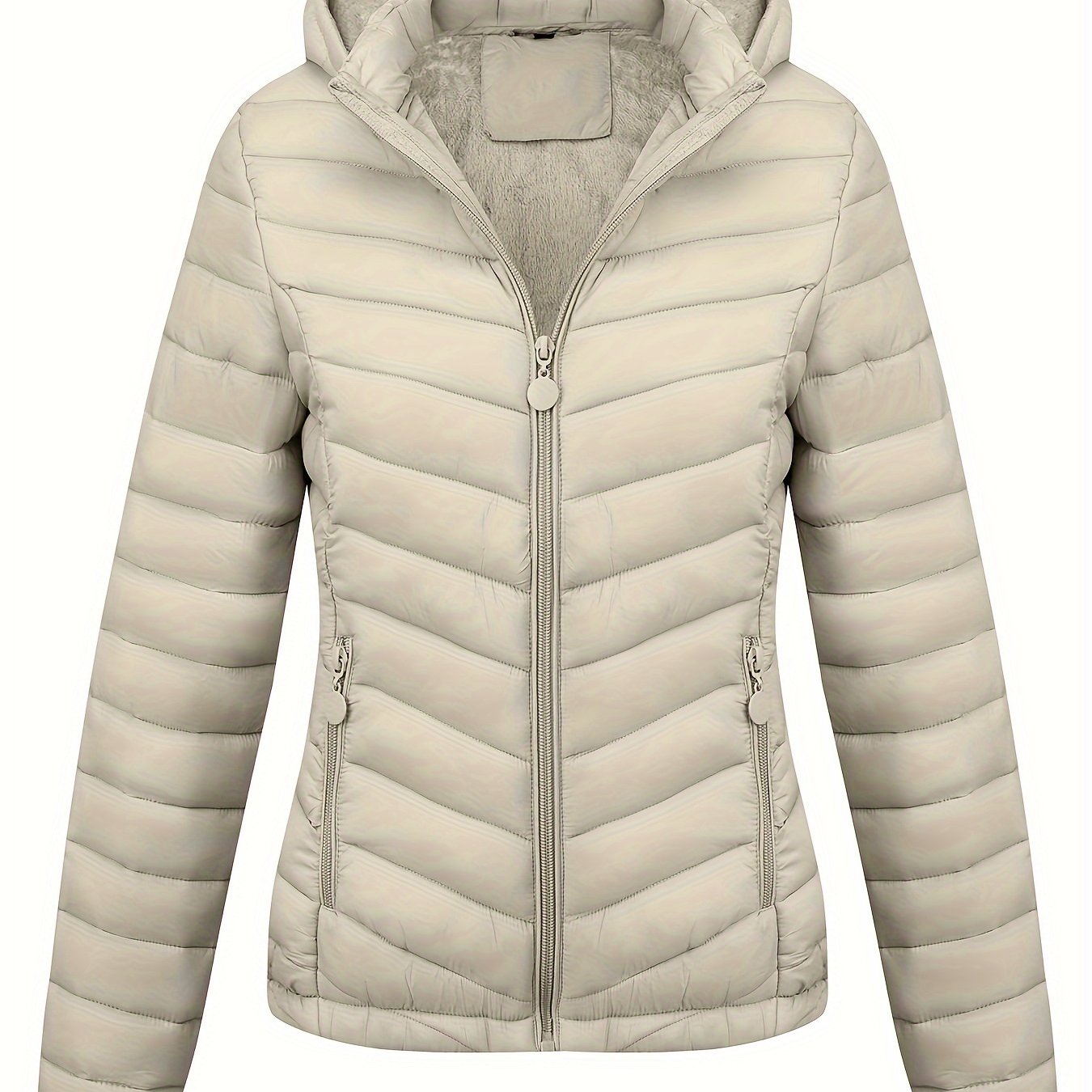 ModeGeist | Zipfeljacke mit Kapuze und Schrägen Taschen