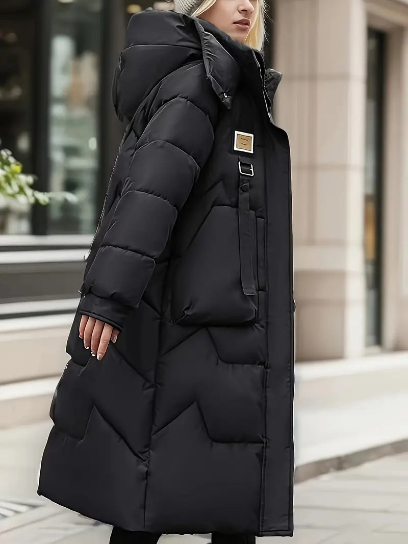 ModeGeist | Mittellange Winter Daunen Baumwolljacke
