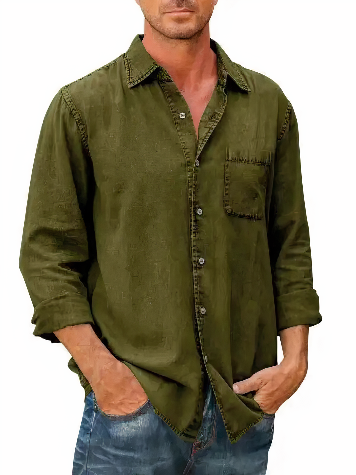 Denimhemd mit langen Ärmeln – Mateo