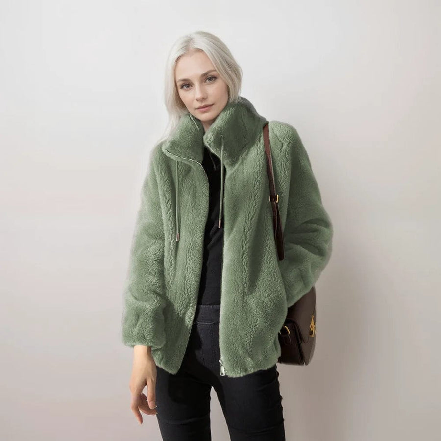Reißverschluss-Fleecejacke CARLA