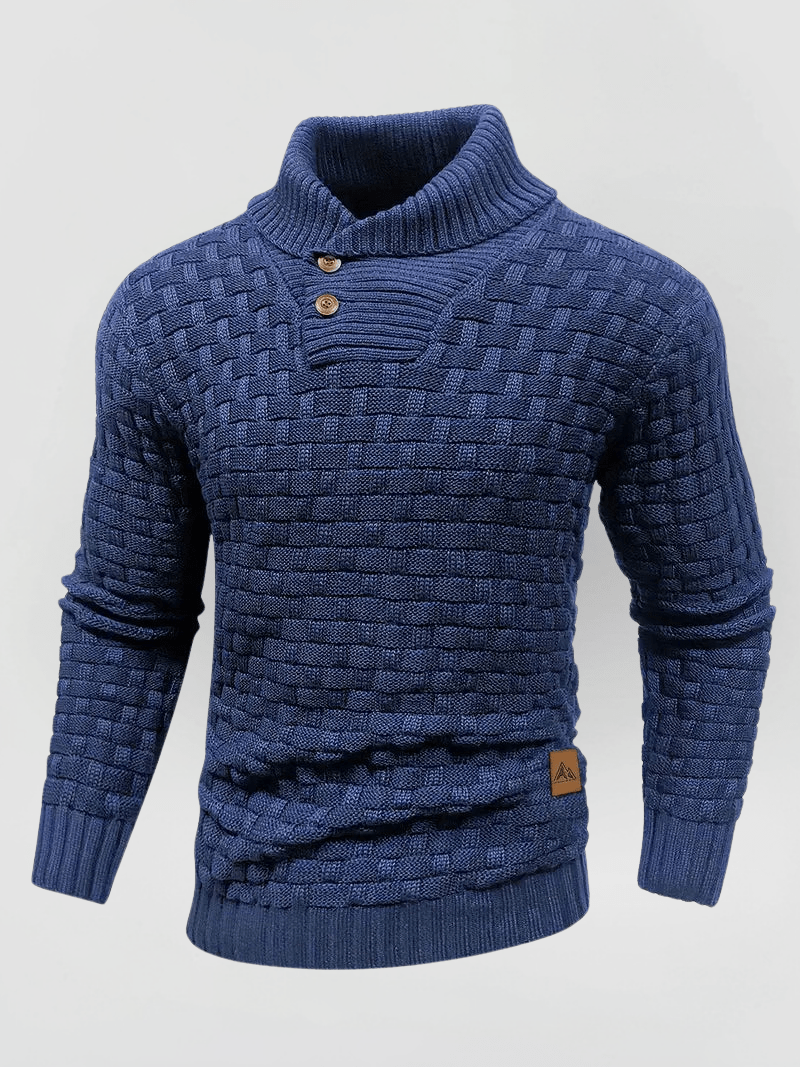 OTMAR Strickpullover mit hohem Kragen und Dickem Material