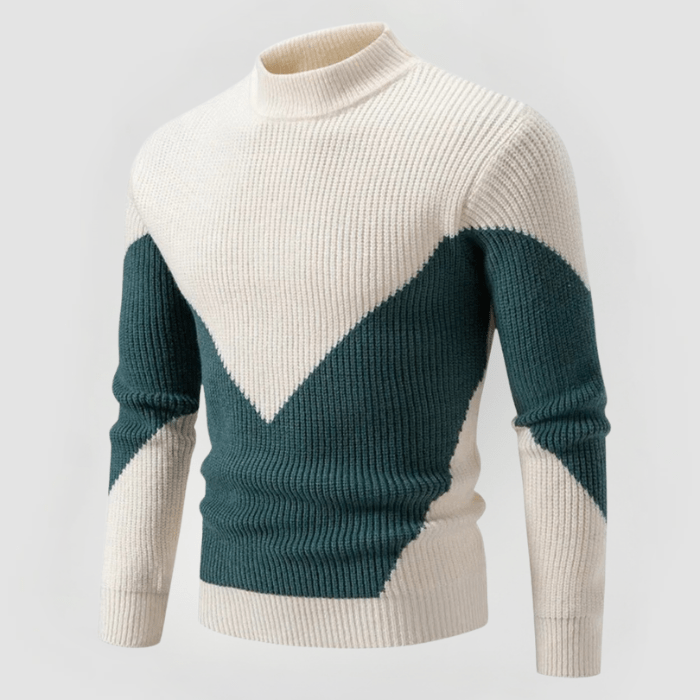 MAIK - Enganliegender Strickpullover
