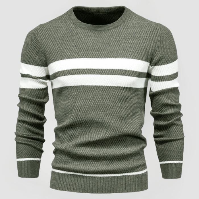 SALVATORE –  Enganliegender Strickpullover