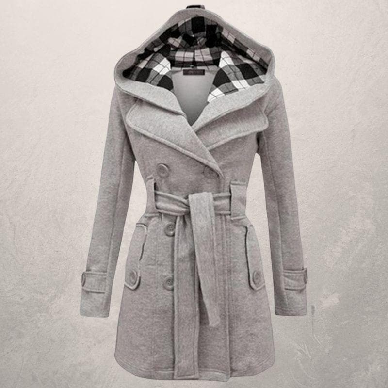 ModeGeist | Warme Winter Mantel - Taillengürtel