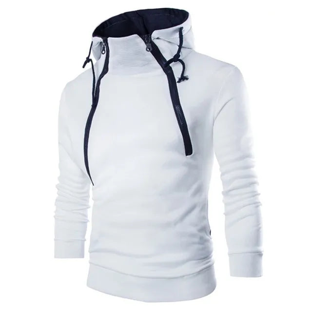 Fudus Kapuzenpullover mit hohem Kragen