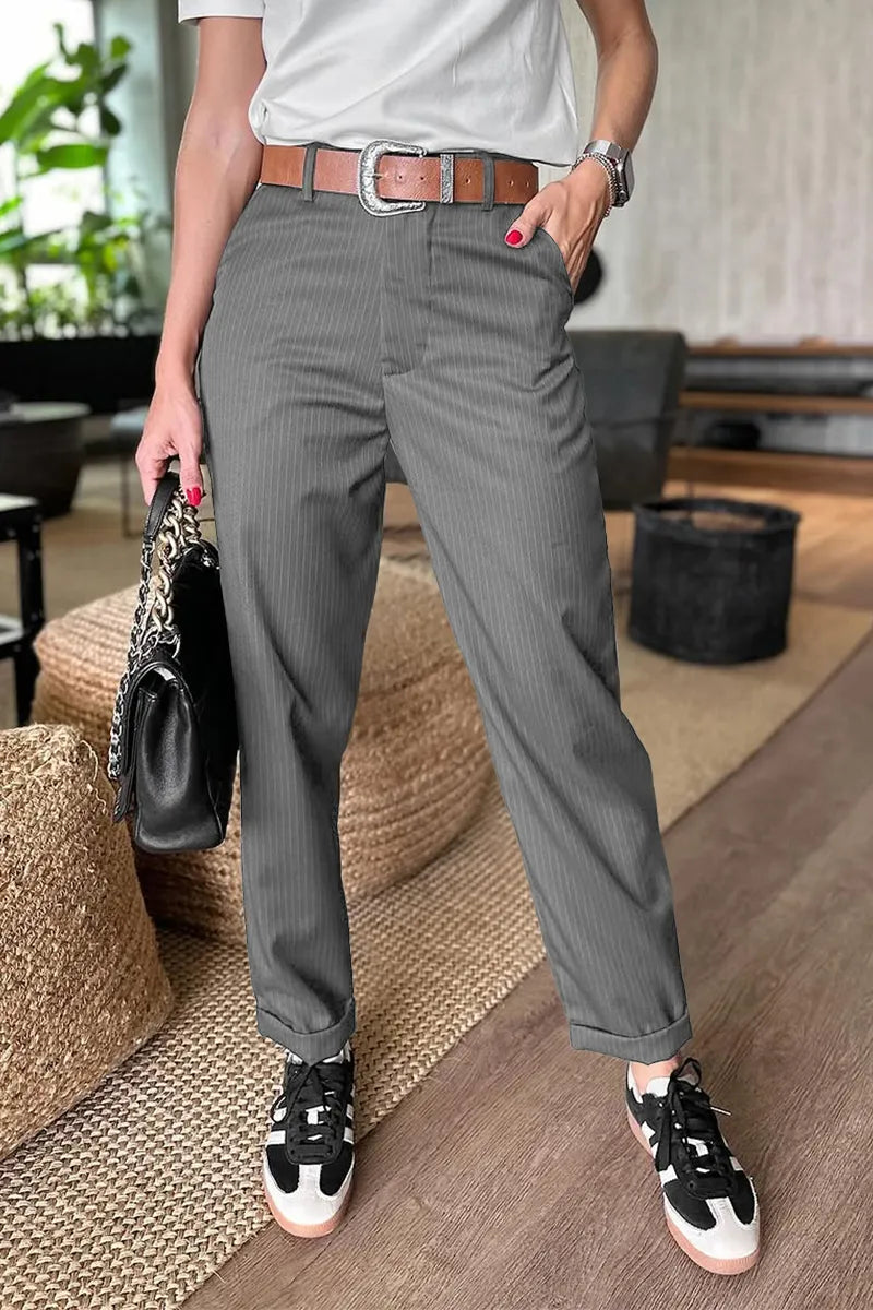 ANNELIESE: Hose mit Streifen