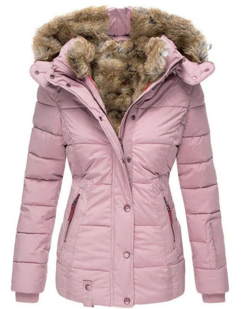 ModeGeist | Warmer Wintermantel mit Fellfutter