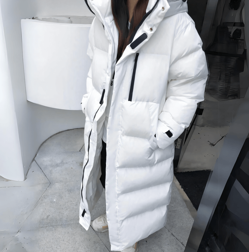 ModeGeist | Damen Kapuzen-Langarm-Übergangsjacke