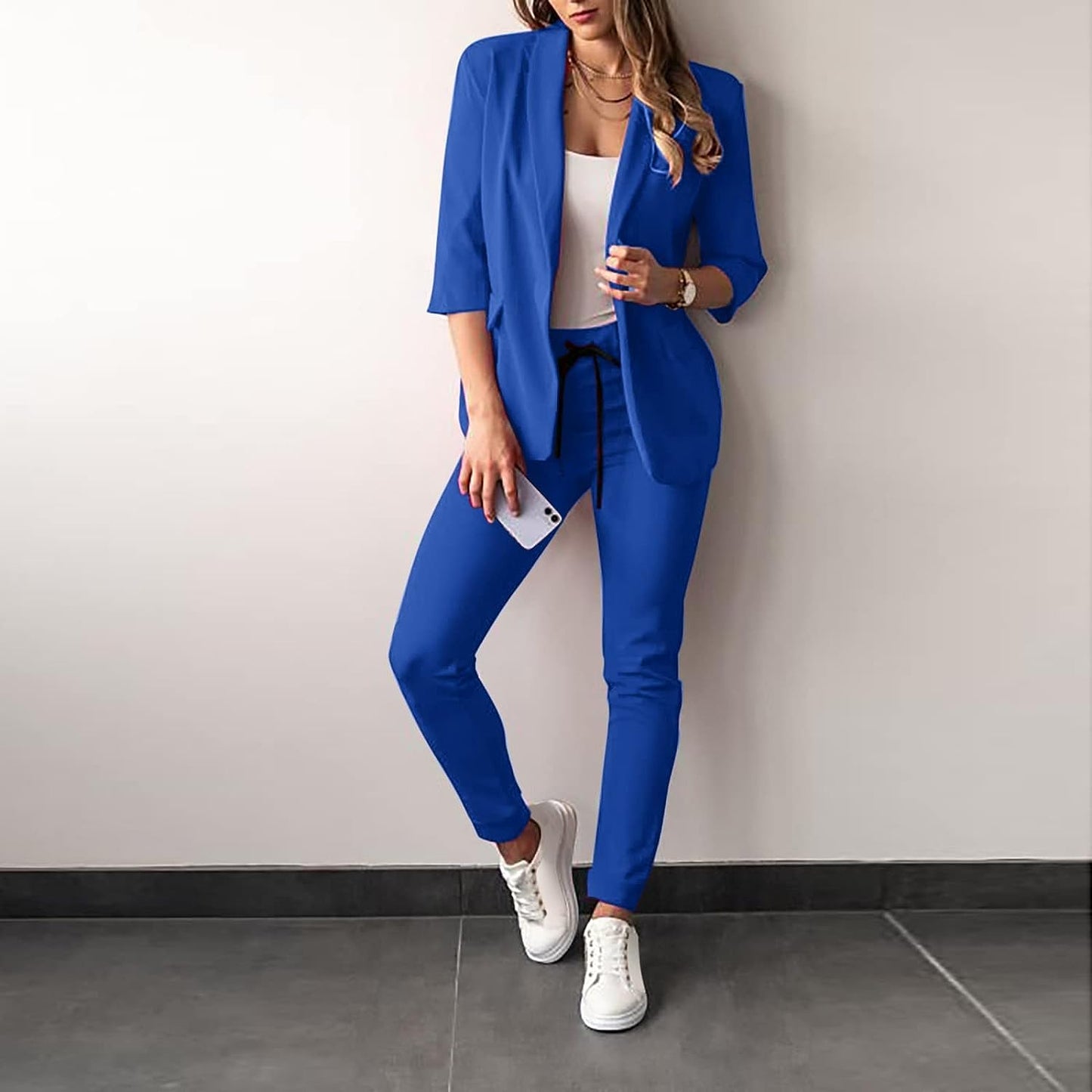 ModeGeist | 2-teiliges Damenanzug Stilvoller Blazer und Hose für Damen